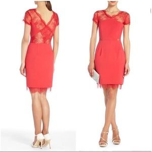 NWT BCBGMaxAzria Nel dress size 8 lipstick red